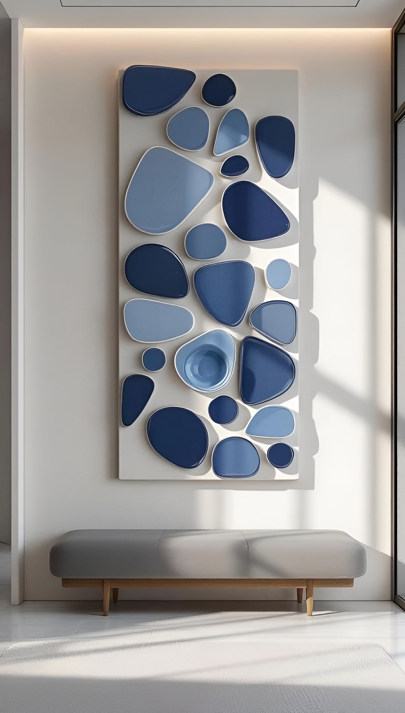 Cloud-Inspired Epoxy Art Panel