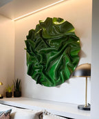 LumiWave Round Wooden Wall Art