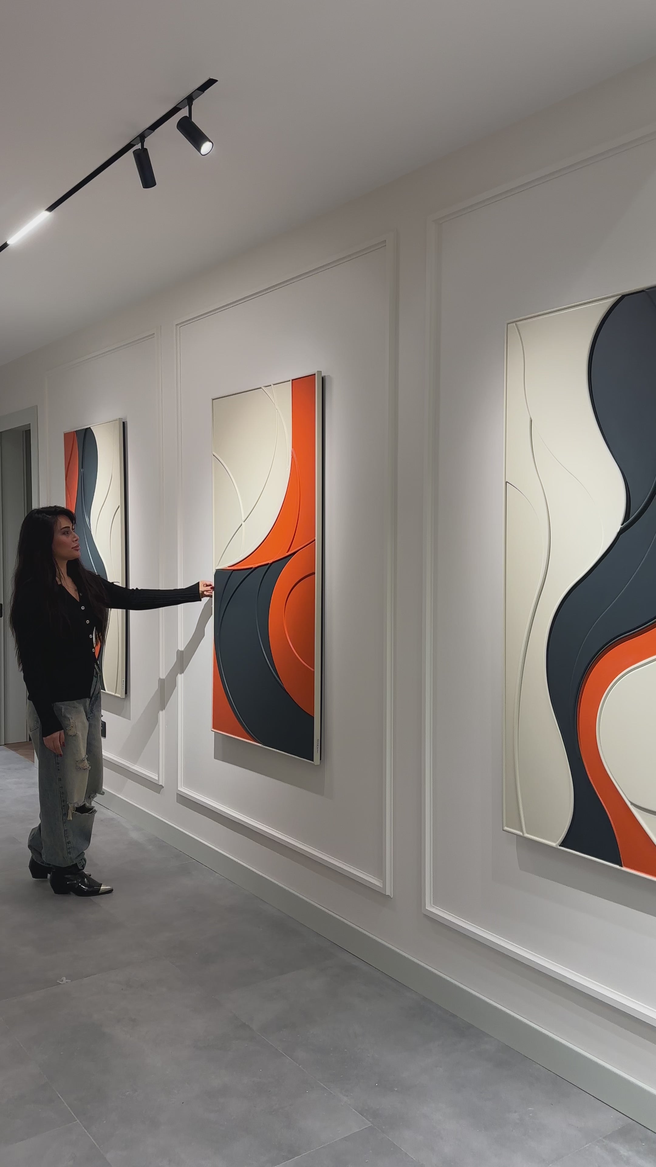 Elegant Abstract Handmade Wall Art Decor